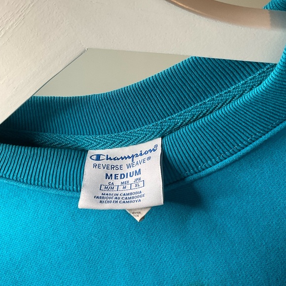 Champion Reverse Weave Embroidered Sweatshirt Medium - Picture 5 of 5
